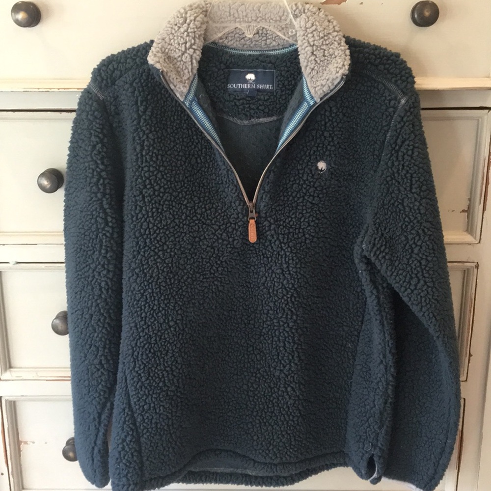 Southern Shirt Sherpa Pullover